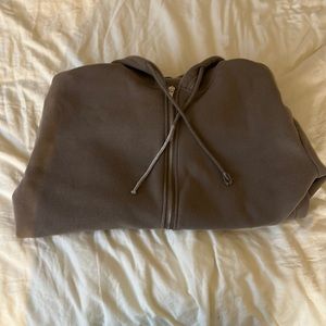 Brown zip up hoodie